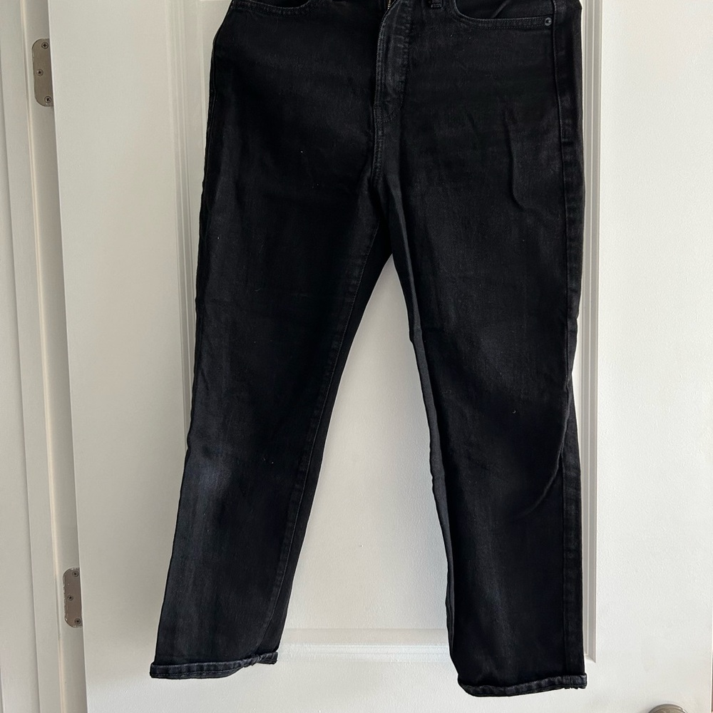 Old Navy black straight leg jeans